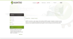 Desktop Screenshot of kamtro.com